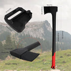 Camping Hatchet 31.8 Inch,Survival Hatchet Tactical for Wood Chopping and Kindling,Hatchet Axewith V Grind Blade, Lightweight Nylon Fiber Handle,for Outdoor Survival, Gardening, Hiking(M)