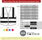 Tydon Guardian Reflective Safety Vest for Women Men High Visibility Security With Pocket Zipper Front Meet ANSI/ISEA Standard
