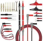 SWANLAKE 27-Piece Multimeter Test Leads Set, CAT.III 1000V / CAT.IV 600V Multimeter Probes with Alligator Clips, Needle Probe, Replaceable Probe Accessories, Soft Silicone Volt Meter Lead