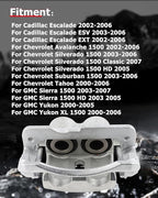 cciyu Front & Rear Disc Brake Calipers Assembly w/Bracket For Cadillac 2002-2006,For Chevy 2000-2006,For GMC 2000-2006 18-B4729 18-B4728 18-B4764 18-B4765