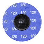 BHA Aluminum Oxide Quick Change Sanding Discs, 3", 120 Grit - 25 Pack