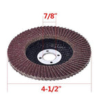 Flap Discs 40 PCS 4.5 Inch - 40 Grit Grinding Discs 4 1/2 Assorted Sanding Grinding Wheels,Aluminum Oxide Abrasives,Grinder disc