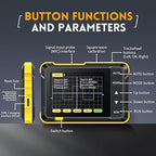 FNIRSI DSO152 Oscilloscope - 2.8" TFT Handheld Digital Oscilloscope Kit Portable Oscilloscope, 2.5MS/s High Sampling Rate, 200KHz Bandwidth, Trigger Function Auto/Nomal/Single