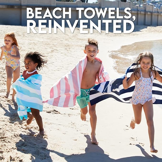 Dock & Bay Quick Drying Towel - for Sports & Gym - Compact, Lightweight - 100% Recycled - Includes Bag - Cabana - Malibu Pink, Medium (130x70cm, 51x27)