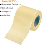 MECCANIXITY Pipe Wrap Tapes Non-Adhesive 6cmx13m Protective Waterproof Tube Protector for Air Conditioner HVAC Pipes, PVC Beige Pack of 3