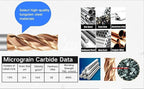 Metric Micrograin Carbide Square End Mill 4 Flute 1.0MM 3 PCS 【 ≈0.03937inch】 HRC55° for Milling Alloy Steels Hardened Steel, Metal & More Mill Bits Sets for Professionals & DIYers