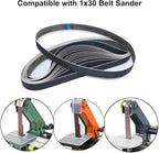 1x30 Knife Sharpening Replacement Belts,240 Grit Silicon Carbide Sanding Belts for 1 x 30 Inch Belt Sander,15-Pack