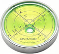 Circular Bubble Levels 2.4 Inch 60mm Accuracy 15'/2 Round High Precision Aluminium Bullseye RV leveling Bubble Levels For Motorhome, Camping, Trailer, Construction, CNC machine(Circular-6012silver)