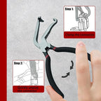 Upgraded 2 Pcs Electrical Disconnect Pliers,37980 60 Degree Automotive Electrical Tools，37960 Electrical Connector Pliers for Cars,Easily Disconnect the Locking Push Tab Electrical Connector