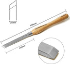 Cryo M2 HSS 25mm Skew Chisel with Handle Length 15",Woodlathe Chisels, Woodlathe Tools.