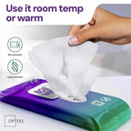 Thick & Large Body Wipes for Adults Bathing No Rinse – Shower Wipe, Ideal for Men, Women & Elderly – Soft & Gentle, Travel Wipes Perfect Alternative to Shower – 8 Packs (80ct)