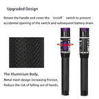 2pcs Fiber OpticVisual Fault Locator Fiber Optic Cable Tester with 1pc Singlemode 9/125um FC Male to LC Female Adapter, Purple Switch (Mode Number: VFL-30)
