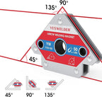 YESWELDER 25 LB & 50LB Welding Magnet-4 Pieces of Magnetic Welding Holder 25 LBS /50 LBs Holding Power Welding Accessories