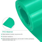 MECCANIXITY Battery Wrap PVC Heat Shrink Tubing 48mm Dia 75mm Flat 10 Feet(3meters) Green Good Insulation for Battery Pack