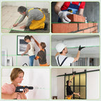 16 Line Laser Level 360 Self Leveling,4x360° Professional 4D Cross Line Green lazer Level with 2 Batteries for Construction and Picture Hanging,Adjustable Brightness Magnetic Bracket,Remote Control