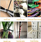 GOONSDS 750 Pcs Zip Tie Kit, Tie Wraps Self-Locking Colored Nylon Zip Ties for Indoor and Outdoor Multi-Purpose Electriduct Cable Wire Tie & Adjustable Zip Strap