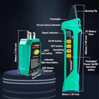 Xin Tester Digital AC Circuit Breaker Finder Tool with Integrated GFCI Outlet Tester, 90-120V NCV Electrical Circuit Tracer Automatically Scan Voltage Detector Electrician Tool XT-33A