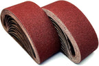 4x24 Sanding Belts, 40 Grit Aluminum Oxide Belt Sander Belts Sandpaper,18 Pack(4x24 Inch, 40 Grit)