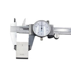 HFS(R) 0-6" Stainless Steel 4 Way Imperial Dial Caliper .001" Shock Proof