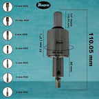 ASSORTS Precision Rotary Broach with MT2 Shank (M10 x 1.5 Drawbar Thread) & 7-Piece HSS Hex Punch Set – Ideal for CNC, Lathe, Milling & Drilling Machine