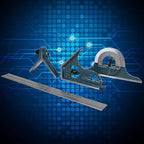 1x Stainless Steel Universal Bevel Set Multi-Functional 180 Degree Angle Combination Square Protractor Ruler Set High Measuring Tool