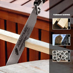 HAUTMEC Folding Japanese Pull Saw, 9-Inch Hand Wood Saw with SK5 Blade, 17TPI Sharp Trapezoid Teeth, Dual Cutting Angle, Pro Handsaw for Fine & Fast Cuts – HT0312