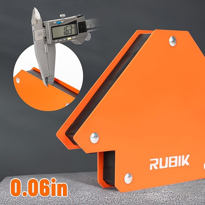 RUBIK Welding Magnets 50LB,Heavy Duty Welding Magnets Set, Welding Magnet Holder,45 90 135 Degree Angle Holding Magnet, Holding Power Welding Accessories,6 Pcs Pack