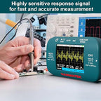 HANMATEK HO11 Handheld Digital Oscilloscope - 10MHz Bandwidth, 48MSa/s High-Precision Sampling, 2.8" TFT Display, USB Rechargeable, Advanced Trigger System, Portable for Fieldwork