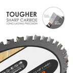 Luckyway 7-1/4 Inch 24T Framing with 5/8 Inch Arbor TCT Circular Saw Blade for Cutting Wood