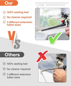 2pcs Foam Gun, Expanding Foam Spray Gun with Extension Tube, PU Foam Gun Applicator, No-Clean Foam Spray Gun, Teflon Coated Foam Gun for Caulking Foam Gun, Gap Filler Spray Gun