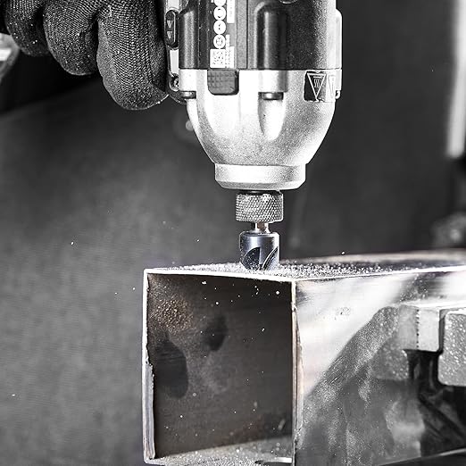 toolant 1/4" Noir-Ti Cobalt Countersink Drill Bit(Pro), Titanium Aluminum Nitride Coated with Quick Change Hex Shank