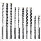 Lytool SDS Plus Drill Bits Set – 10Pcs Carbide Tip Masonry Drill Bits for Concrete, Brick, Tile, Block, Stone, and Marble – Compatible with Rotary Hammer Drills (3/16",1/4",5/16", 3/8", 1/2")