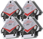 GUTIMORE 25LB Welding Magents, Pack of 4, Heavy Duty Angle Holding Magnet Holder