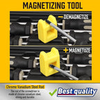 Magnetic Screwdrivers Set with Case, Amartisan 72-piece Includs Slotted, Phillips, Hex, Square, Pozidriv,Torx Bits and Insulated Screwdriver Set (1000V), Tools for Men