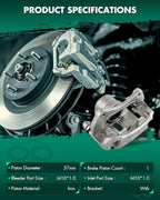 SCITOO Front Right Brake Caliper With Bracket 19B6406 Compatible For Kia For Forte 2010-2013,For Kia For Forte Koup 2010-2013,For Kia For Forte5 2012-2013