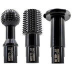 3pcs DIY Wood Carving and Deburring Tools Sphere Rotary Burrs with 5/8"-11 Thread for 4 1/2 and 5" Angle Grinder, Safe Carbon Steel Electric Grinder Bits Accessories for Wood Grinding Reaming Grooving