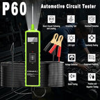 Car Circuit Tester, 12V Test Light Automotive, Power Circuit Probe, Voltage Tester 0.3v-70v,Fuse Tester for Car 6V-24V, AC DC Outlet for Trailer Lights Testing/Continuity Testing,Auto Test Probe,P60