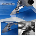 VlOXO Metal Shears Drill Attachment,Sheet Metal Cutter with 360 Degree Pivoting Handle Professional Sheet Metal Tools for Cut Steel, Sheet Metal Cutter Drill Attachment Can Curved and Straight Cutting
