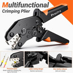 880Pcs 41 Sets Waterproof Automotive Electrical Connectors Electrical Wire Connectors Plug Kit 1/2/3/4/5/6 Pin Waterproof Connectors with Ratchet Crimping Tool for Car Truck Motorcycle Boat Marine