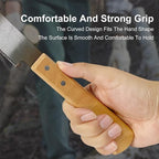 Small Hand Saw, 12in Wood Saw,Double-sided Teeth Wooden Handle Flat Saw Accurate Household Woodworking Flush Cutting Trim Tool for Garden, Pruning, Carpentry, Decoration Household Saws