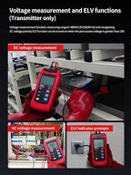 UNI-T UT25CL Cable Locator AC/DC Circuit Tracer and Breaker Finder, Wall Cable Detector and Underground Cable Finder, Short/Open Circuit Detect, 8V-480V Voltage Measurement, NCV Unipolar Bipolar Test