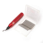 AFA Tooling - Deburring Tool with 11 High Speed Steel Swivel Blades - Works on Metal, Resin, PVC Pipes, Copper, Plastic and 3D Printed Edges - Plumbing & 3D Printing Burr Removal Reamer Tool