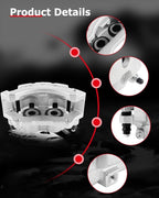 cciyu Front & Rear Brake Calipers Assembly w/Bracket 18-B4891 18-B4890 18-B4895 18-B4894 For Dodge For Ram 1500 2006-2008,For Dodge For Ram 2500 2004-2008,For Dodge For Ram 3500 2003-2008
