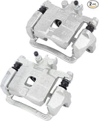 cciyu Rear Left & Right Brake Calipers Assembly w/Bracket 19-B2067A 19-B2066A For Saab For 9-2X 2005-2006,For Subaru For Forester 2004-2008,For Subaru For Impreza 2004-2007