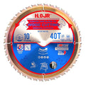 Circular Saw Blade Woodworking TA Series,10" 40-Tooth Arbor: 5/8",General Purpose Wood Cutting,Special Anti-Thermal Adhesion Coating on Cutting Head -TA,High Finish, Long Life,W10 40T TA