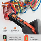 Non Contact Voltage Tester Pen, Electrical Tester Pen, AC 12/48-1000V Dual Sensitivity, Live/Neutral Wire Detector with LED Flashlight & Audible Alarm, Safety Certified, Breakpoint Finder