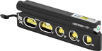 Johnson Level & Tool 5700-0800LZR 8" Magnetic Billet Torpedo Laser Level with GreenBrite Technology (Class II, <1mW)
