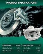 SCITOO 19B1975A Front Right Disc Brake Caliper Assembly w/Bracket For Lexus For RX300 1999-2001