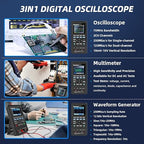 Hantek 2D72 Handheld Oscilloscope 70MHz Waveform Generator Multimeter 3 in 1 Multifunction Tester 2CH+AFG+DMM