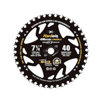 7 1/4 Inch Framing Circular Saw Blade-3Pack, 40T ATB Carbide Teeth, Lightweight for Cordless Saws. Super Thin Kerf for Cutting Wood, Plywood, MDF, OSB, Hardwood, Softwood & More.